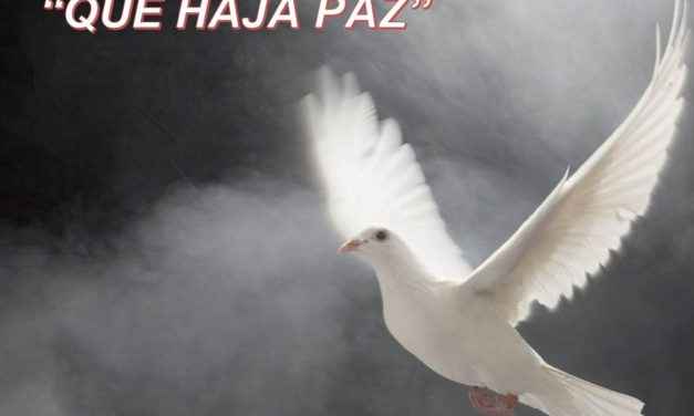 QUE HAJA PAZ NO MUNDO! EU SOU A PAZ!