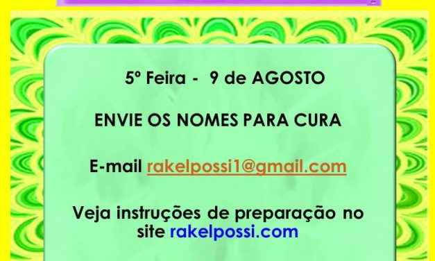 CURA A DISTÂNCIA – ENVIE OS NOMES