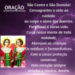 ORAÇÃO A COSME E DAMIÃO